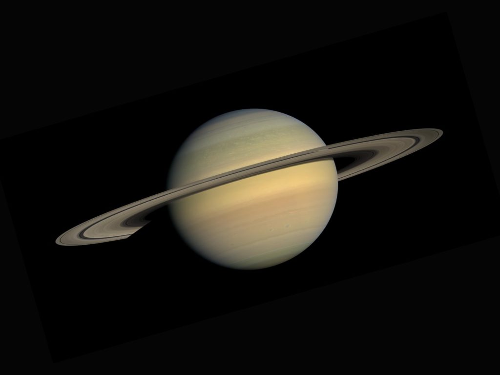 The Saturn planet 
