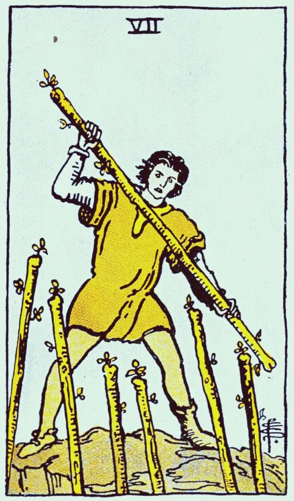 7 of wands