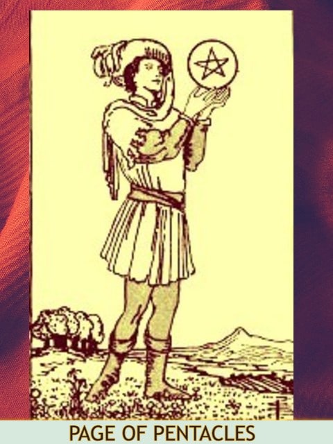 Page of Pentacles Love