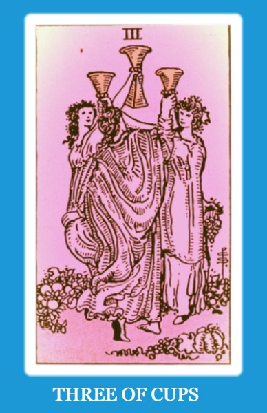 3 of cups tarot card