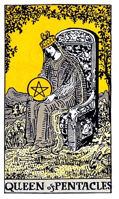 queen of pentacles tarot card meaning