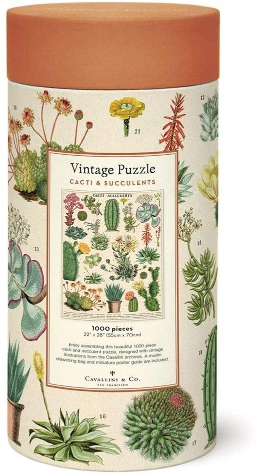 vintage succulents puzzle