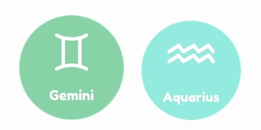 gemini and aquarius