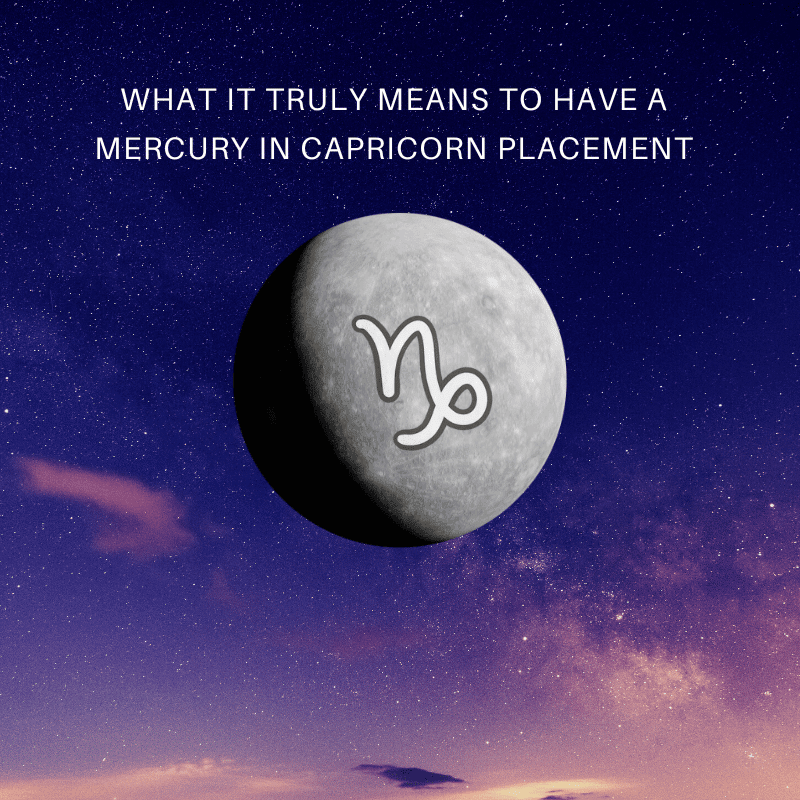 mercury in capricorn