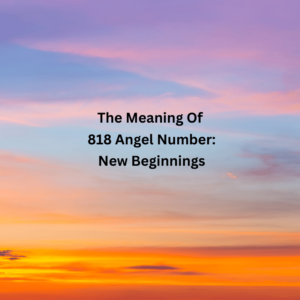 818 angel number