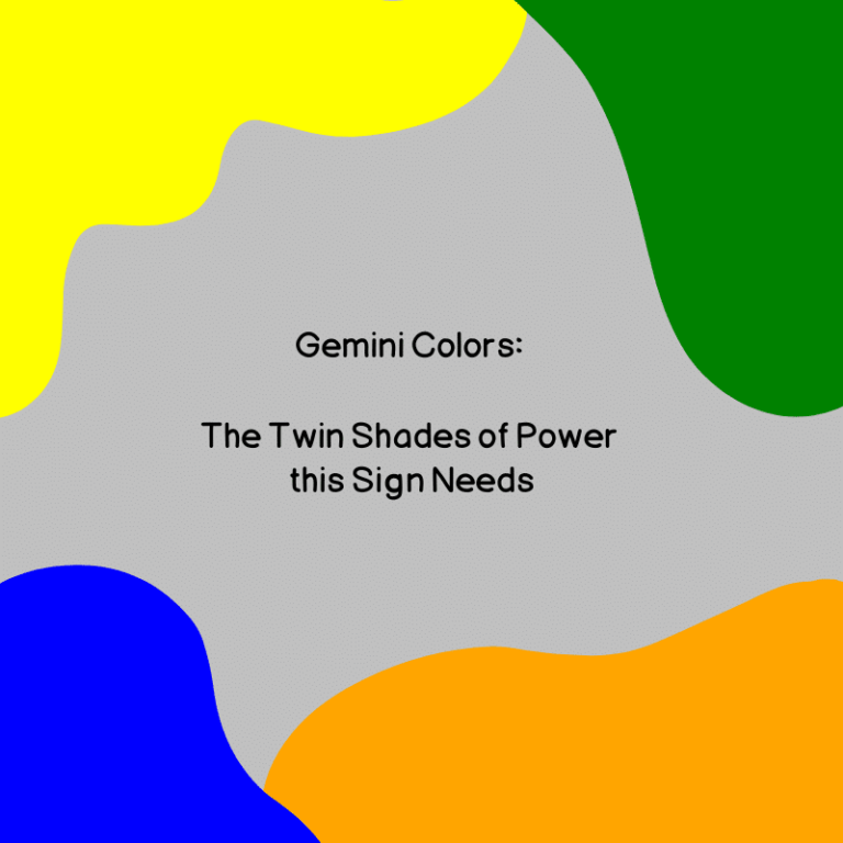 Gemini Colors: The Twin Shades of Power this Sign Needs