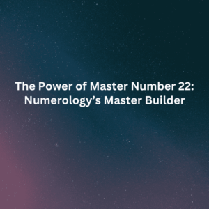 master number 22
