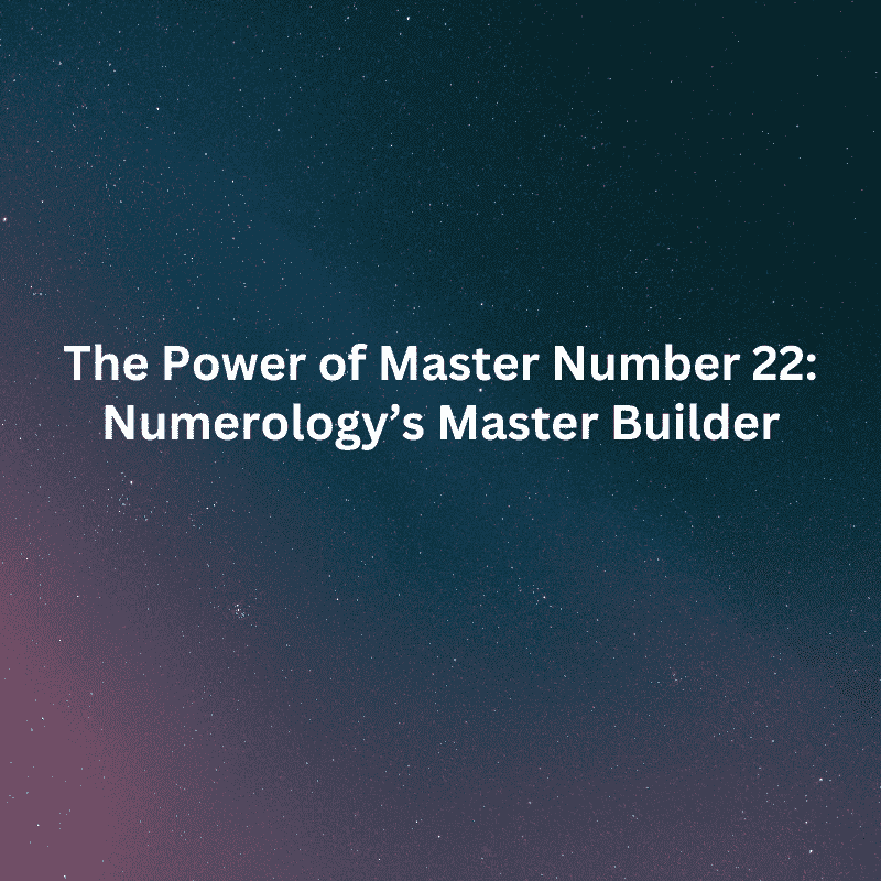 master number 22