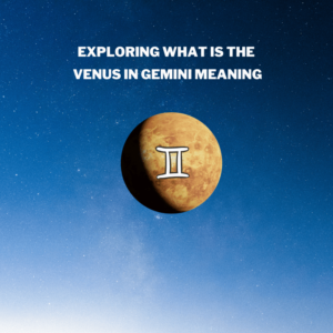 venus in gemini