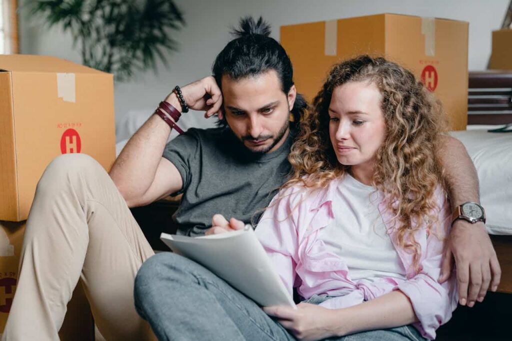 couple making a plan