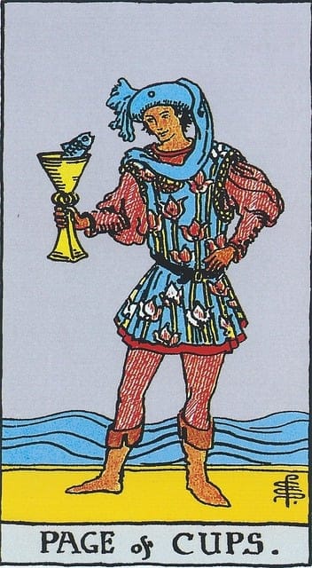 page of cups