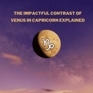 venus in capricorn