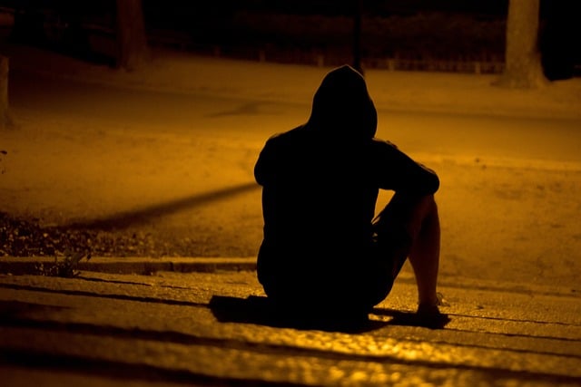 man thinking about his problem