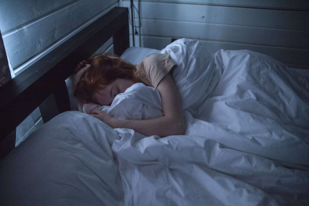 Sleeping woman