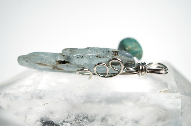 kyanite point pendant