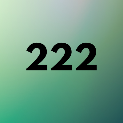 Angel number 222