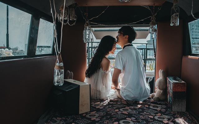 Young couple having casual date
