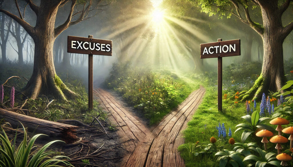 action versus excuses