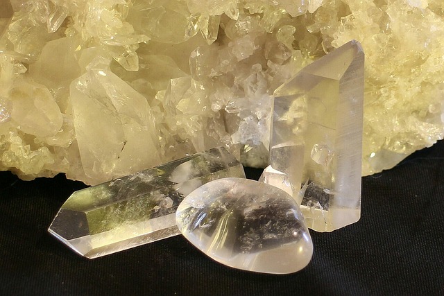 clear quartz crystal