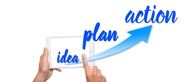 idea plan action concept