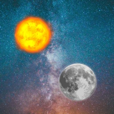 sun and moon