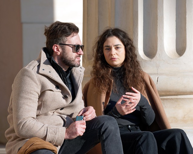 couple talking seriously