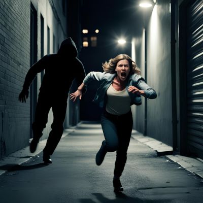 being chased by someone