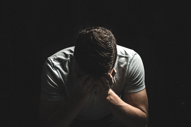 a man who is having dark thoughts