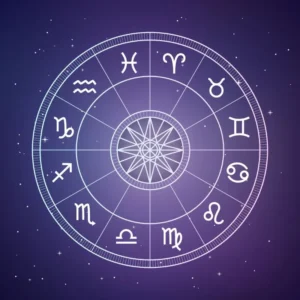 zodiac wheel with zodiac signs