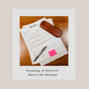 dream about divorce