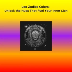 leo zodiac colors