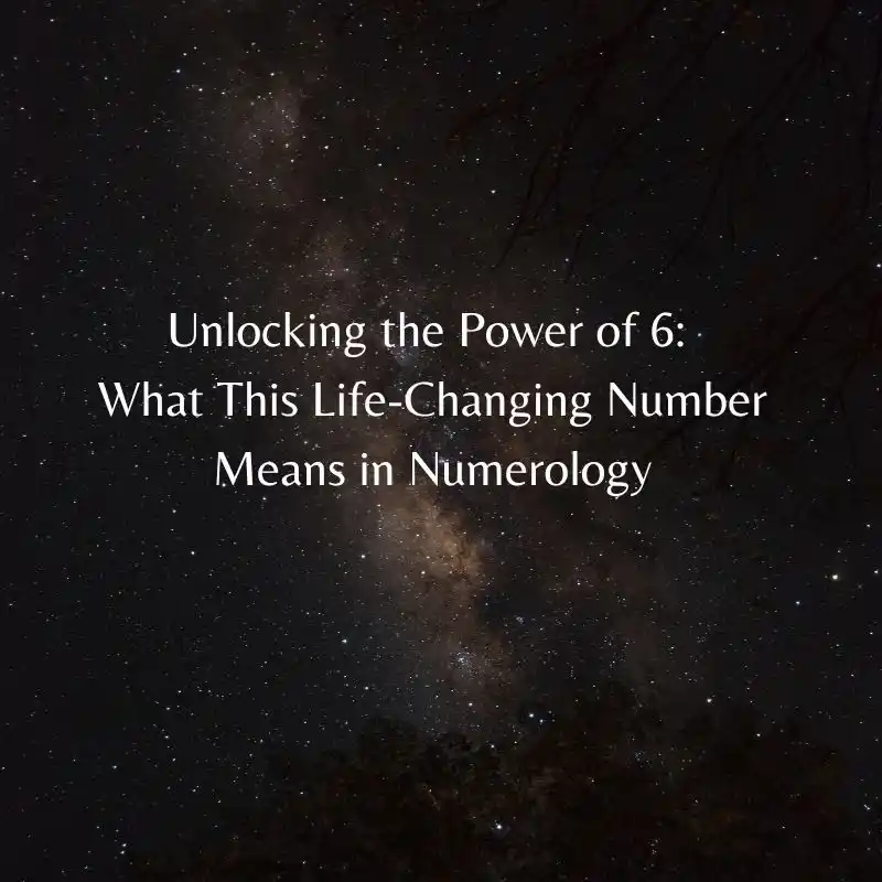 number 6 meaning