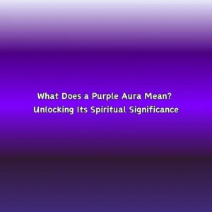 purple aura meaning